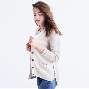 Madewell seedstitch cardigan